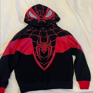 Black and Red SpiderMan Hoodie